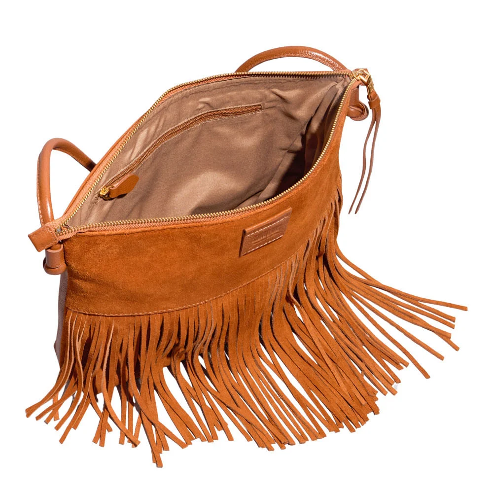 Clutch Couro Camurça Safari - vista 3 de 3
