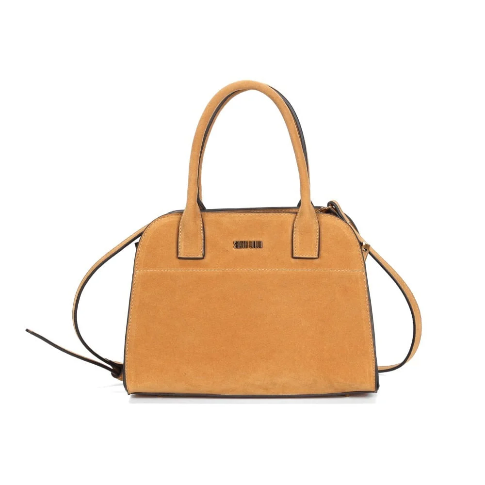 Bolsa P Material Camurça Mostarda - vista 1 de 3