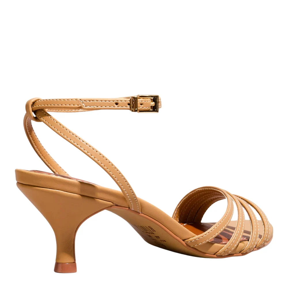 Sandália Napa Soft Palha - vista 3 de 3