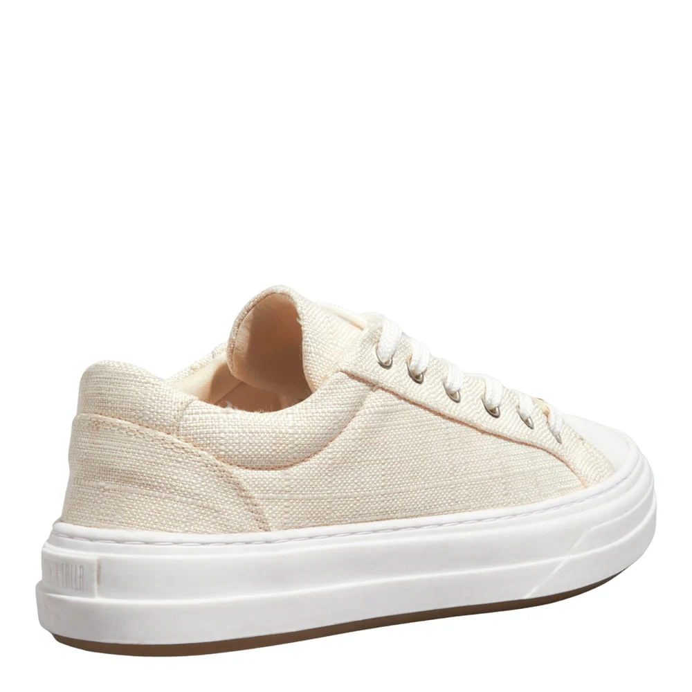 Tênis Linho Tecido Copacabana Off White - vista 3 de 4
