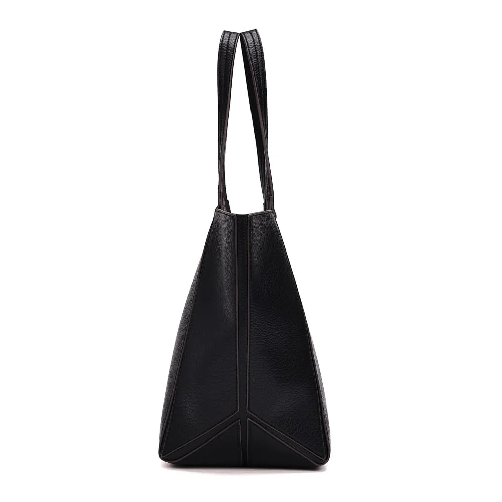 Bolsa Grande Floater Preta Alça Ombro - vista 4 de 9