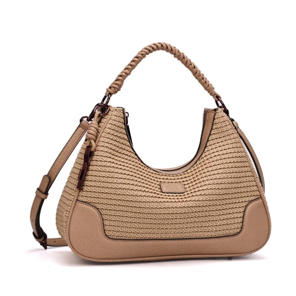 Bolsa Hobo Tramado Alça Dupla - vista 2 de 7