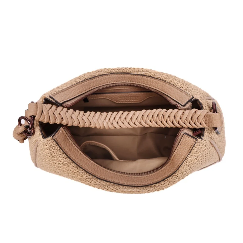Bolsa Hobo Tramado Alça Dupla - vista 7 de 7