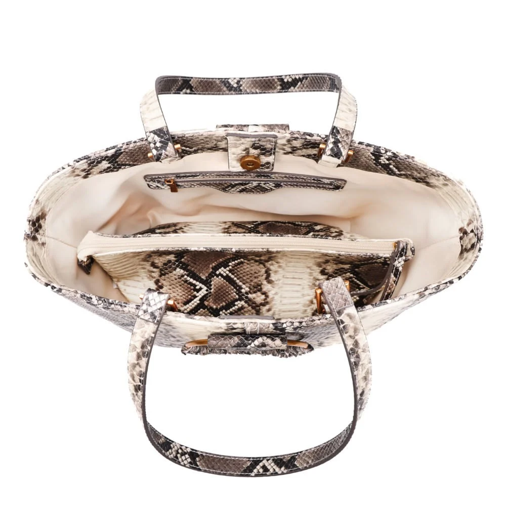 Bolsa Grande Estampa Animal Print Cobra Alça Ombro - vista 7 de 7