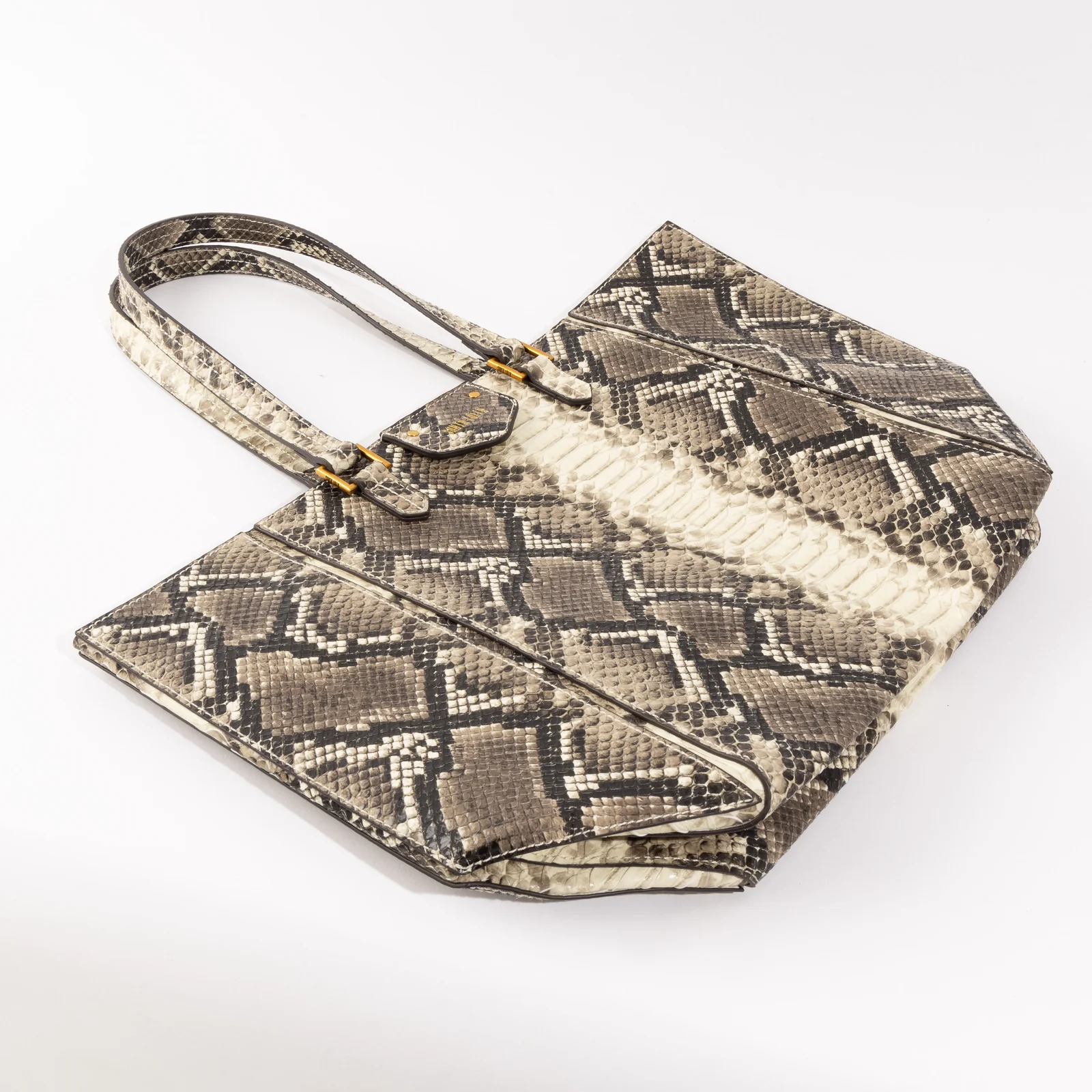 Bolsa Grande Estampa Animal Print Cobra Alça Ombro - vista 9 de 9