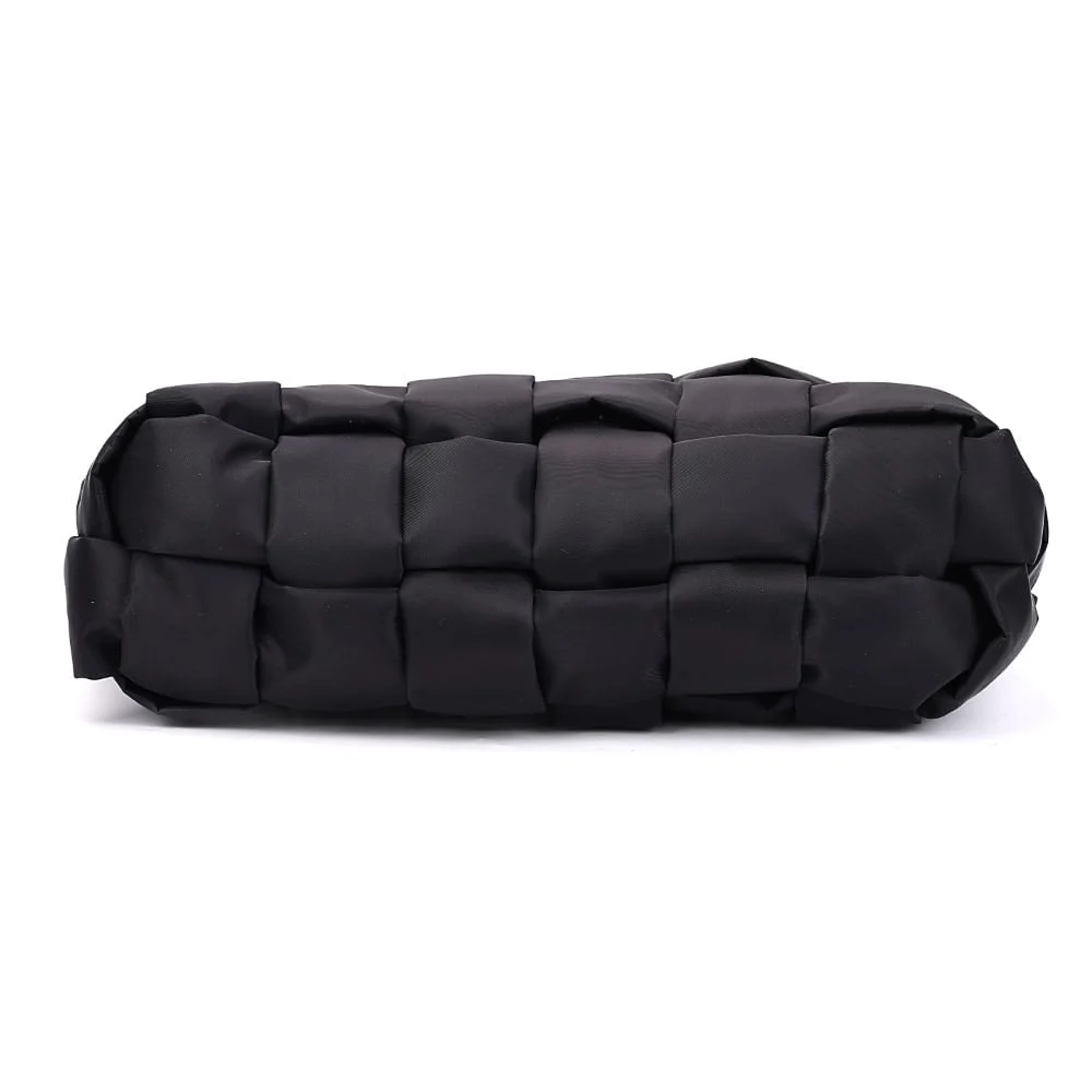Bolsa Grande Nylon Preta Alça Ombro - vista 6 de 7