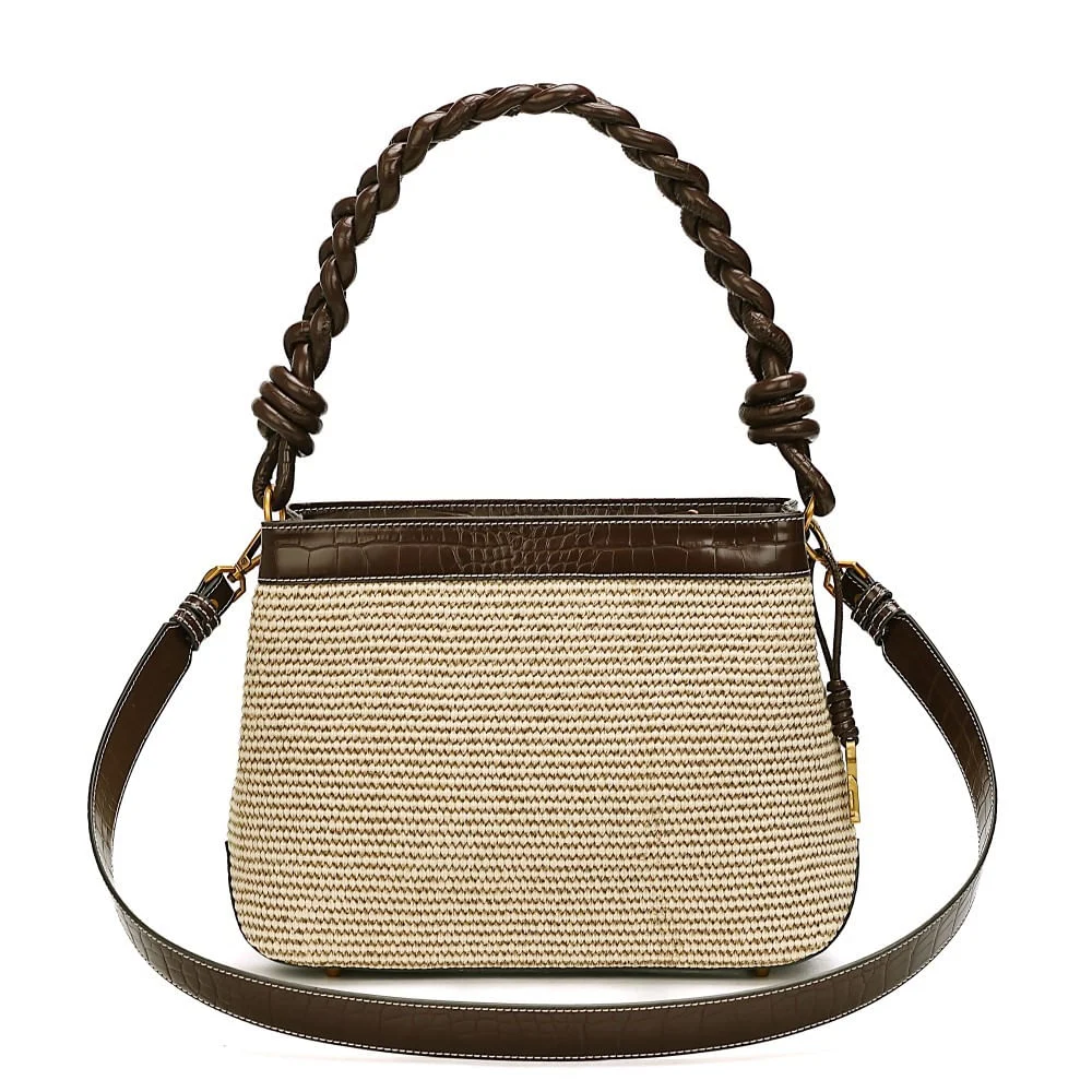 Bolsa G Tramado Dark Brown - vista 5 de 7