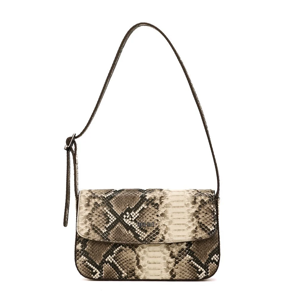 Bolsa Estampa Animal Print Cobra Alça Ombro - vista 1 de 6