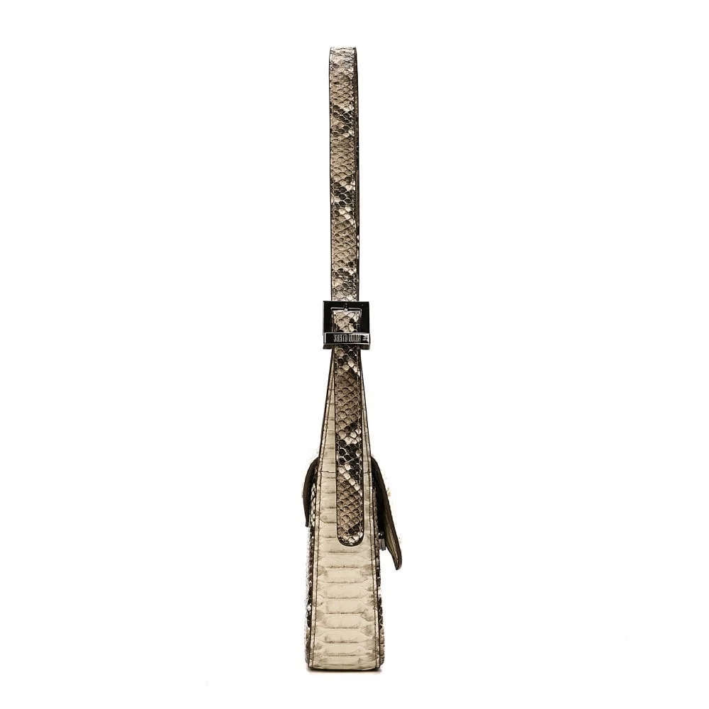 Bolsa Estampa Animal Print Cobra Alça Ombro - vista 3 de 6
