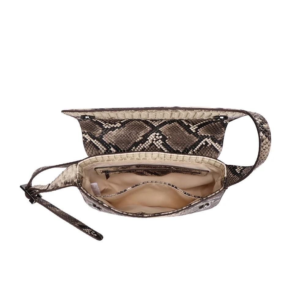 Bolsa Estampa Animal Print Cobra Alça Ombro - vista 6 de 6