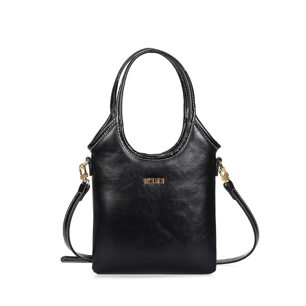 Bolsa P Material Rustico Preto - vista 1 de 3