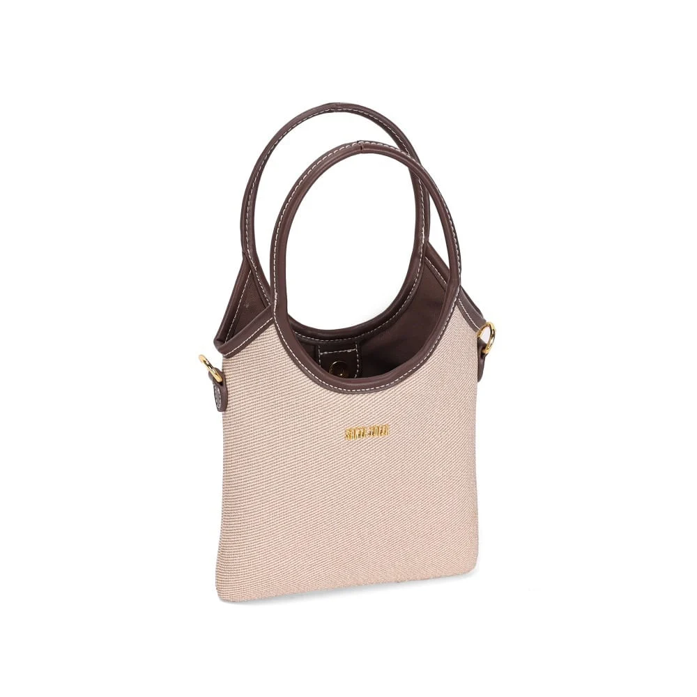 Bolsa P Material Canvas New Marfim - vista 3 de 3