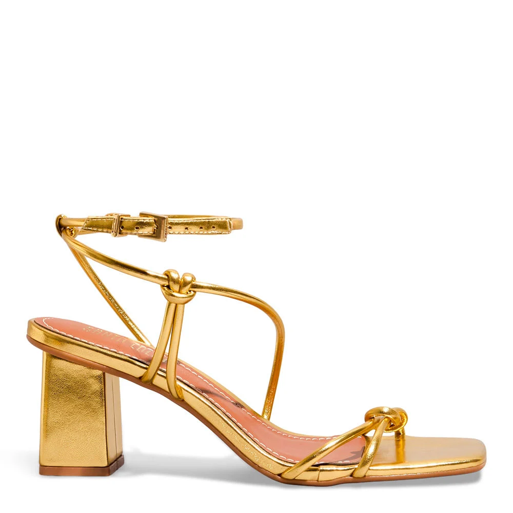 Sandália Metallic Ultra Ouro - vista 1 de 3