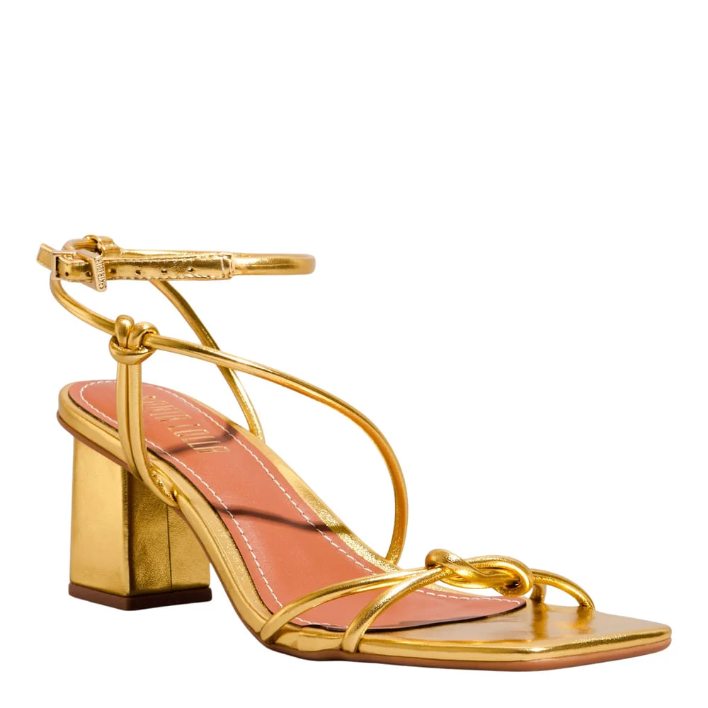 Sandália Metallic Ultra Ouro - vista 2 de 3