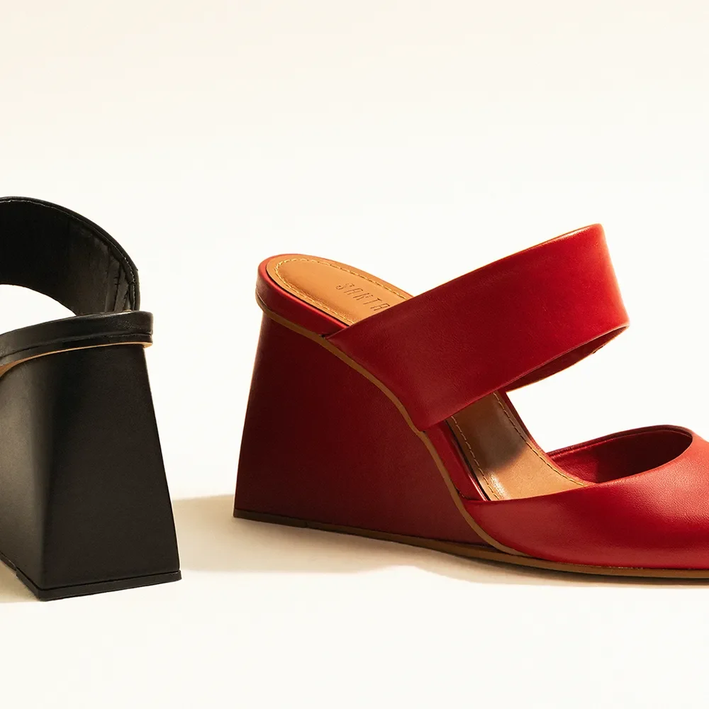 Mule Couro Confort Pepper Red - vista 4 de 4