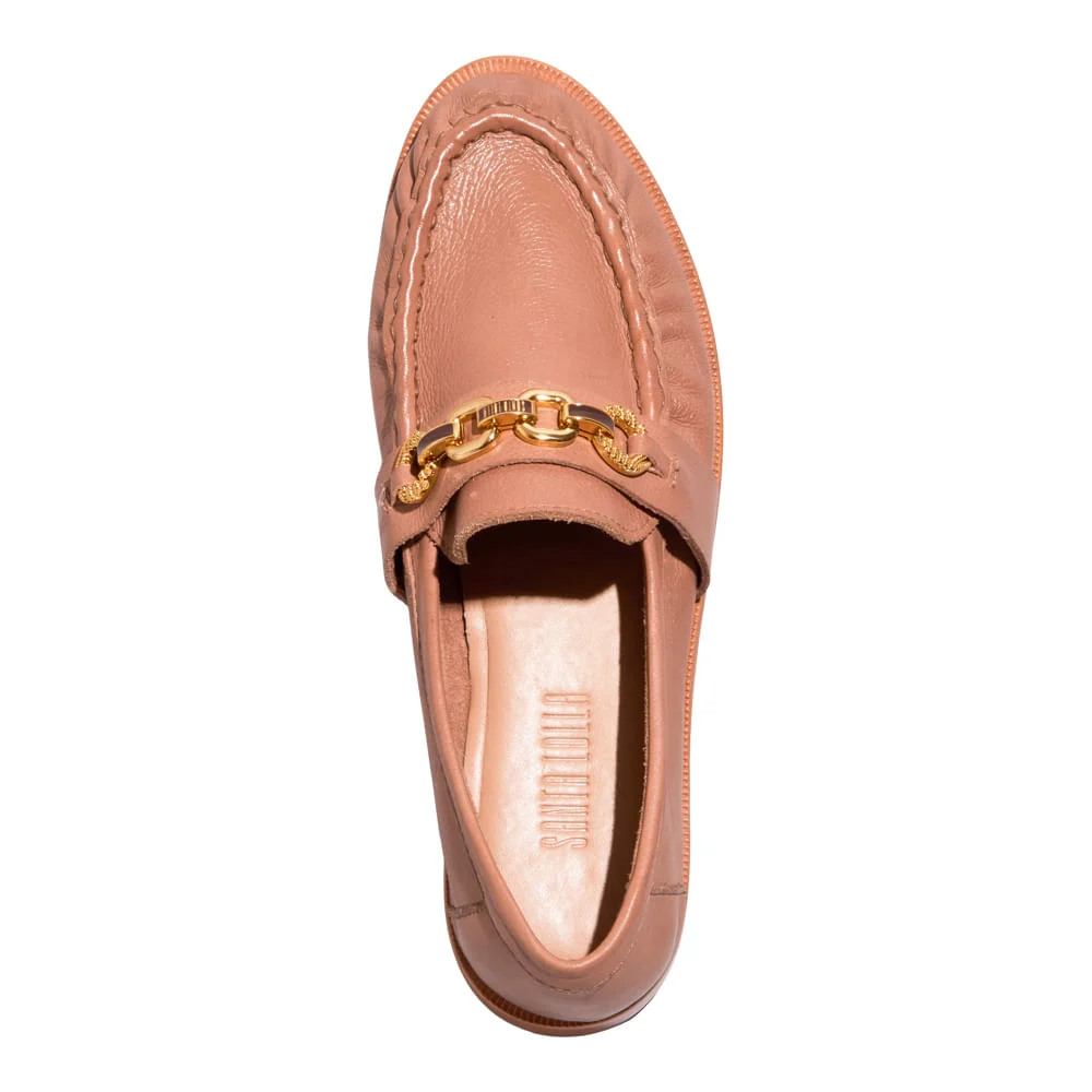 Mocassim Couro Confort Mocha - vista 4 de 4