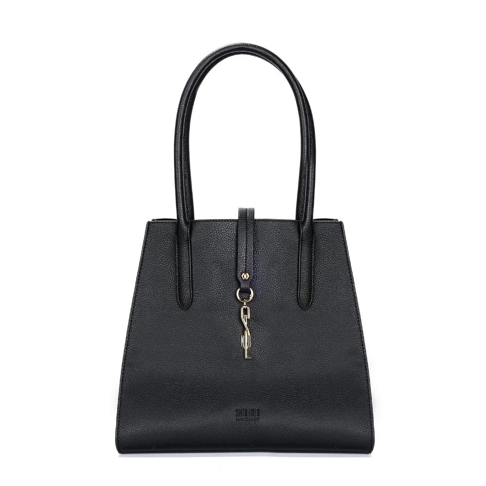 Shopper Material Floater Preto - vista 3 de 4