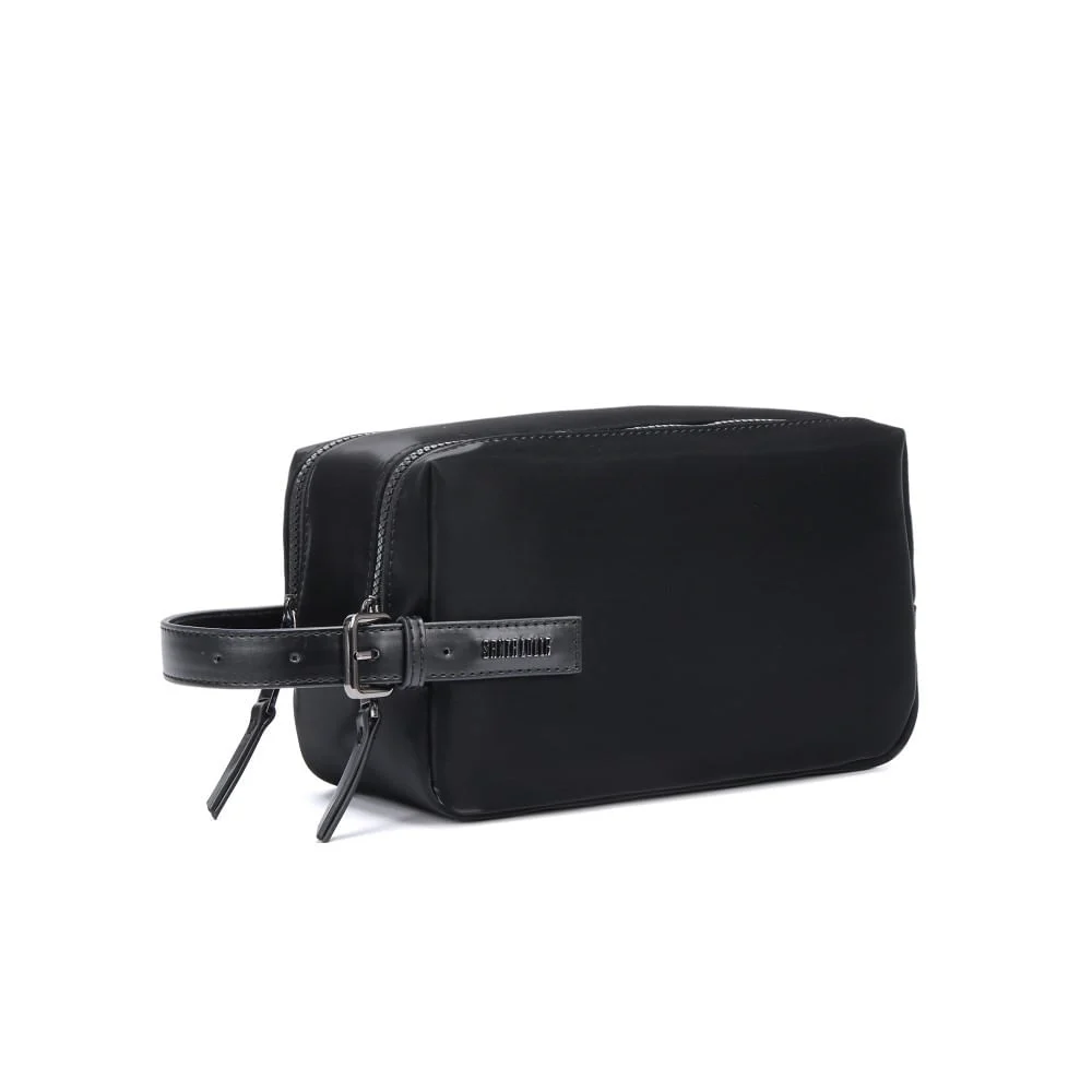 Necessaire Nylon Preto 2 - vista 2 de 5