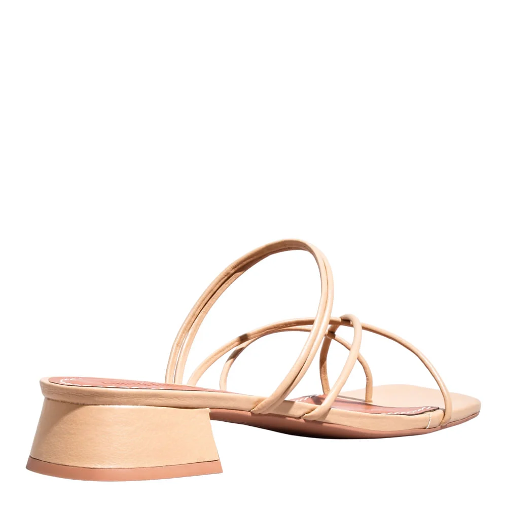 Mule Napa Soft Palha - vista 3 de 3