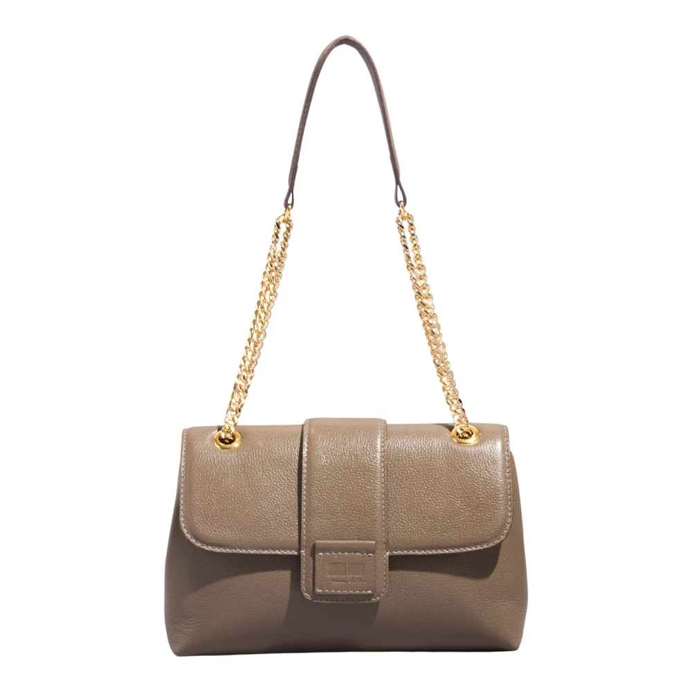 Bolsa M Couro Floater Fog - vista 1 de 3