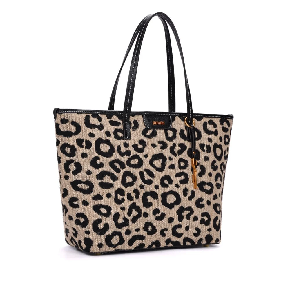 Bolsa Shopper Animal Print Onça - vista 2 de 7