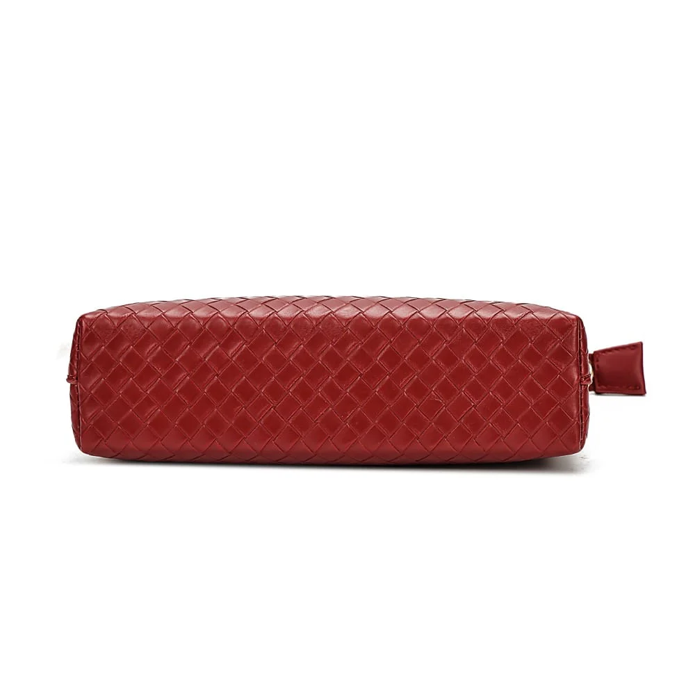 Clutch Soft Vermelha Ruby Alça Transversal - vista 6 de 7