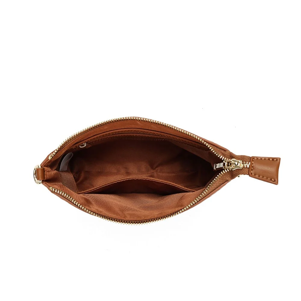 Clutch Soft Caramelo Alça Transversal - vista 7 de 7
