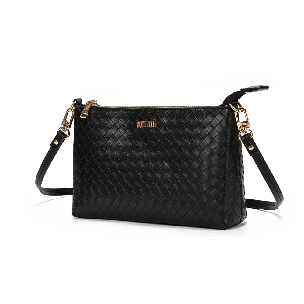 Clutch Soft Preta Alça Transversal - vista 3 de 7