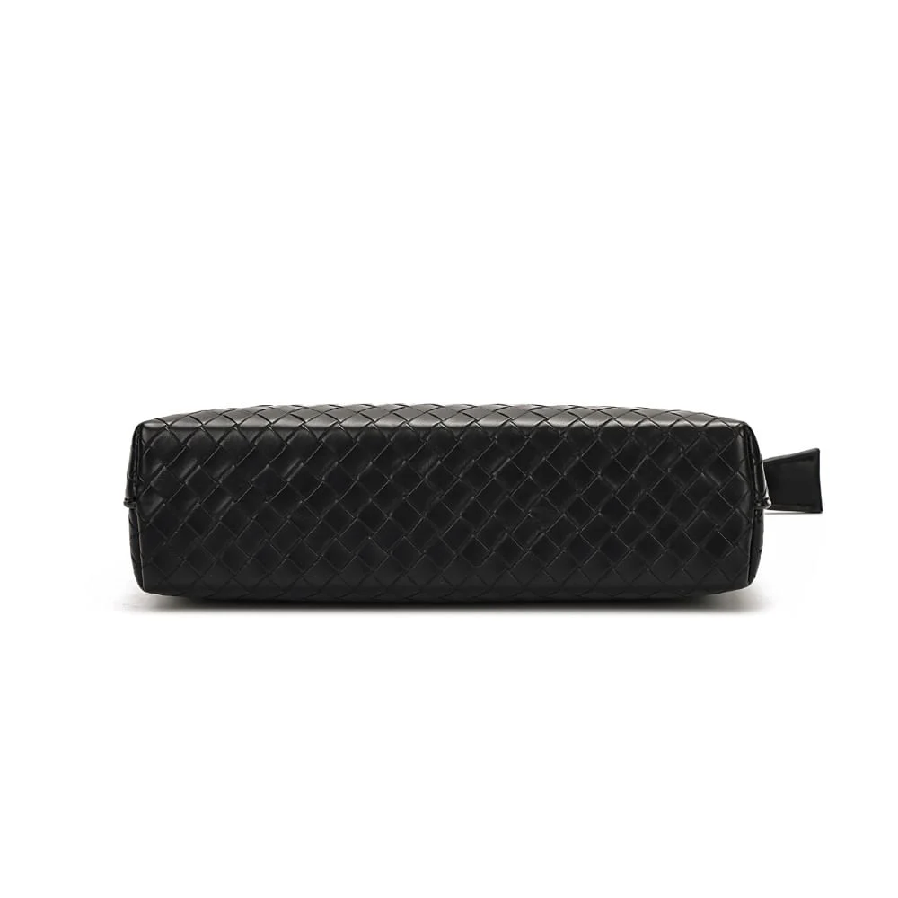 Clutch Soft Preta Alça Transversal - vista 6 de 7