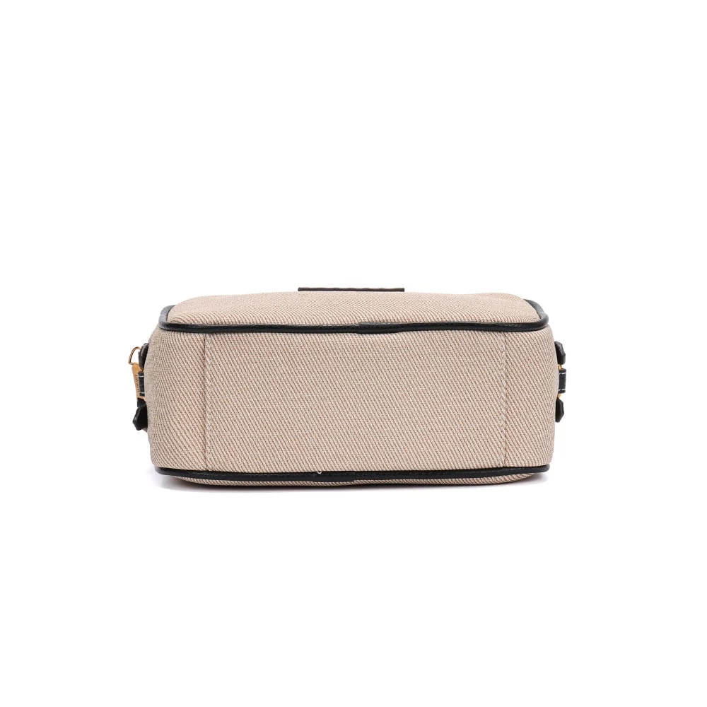Bolsa Camera Bag Canvas Bege Transversal - vista 4 de 5