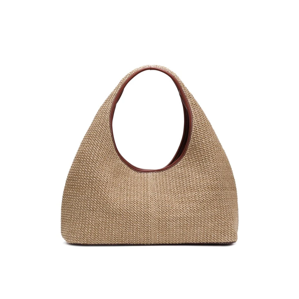 Bolsa Hobo Grande Palha Bege Sand - vista 3 de 5