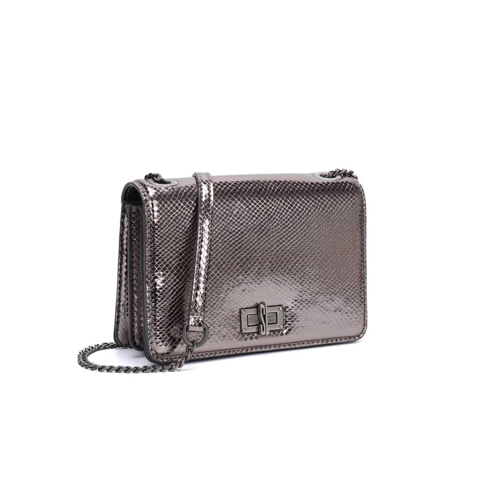 Bolsa P Material Metalizado Grafite 2 - vista 2 de 5