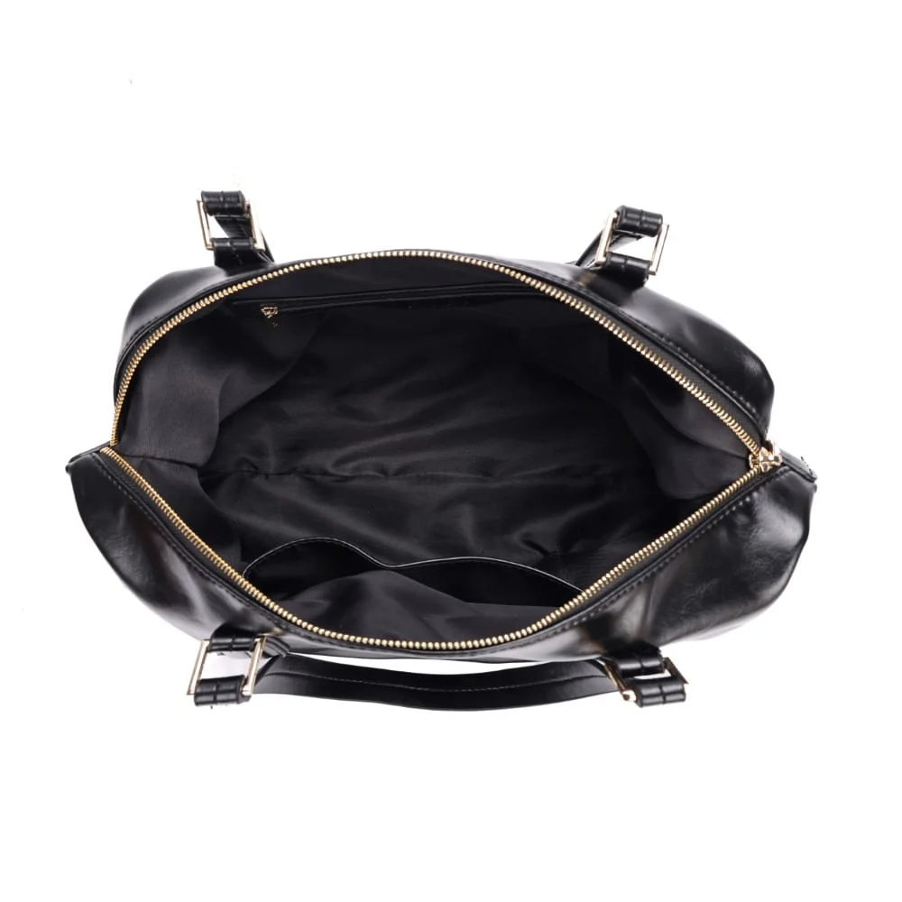 Bolsa Mala Rustico Alça Dupla Transversal Preto - vista 7 de 7