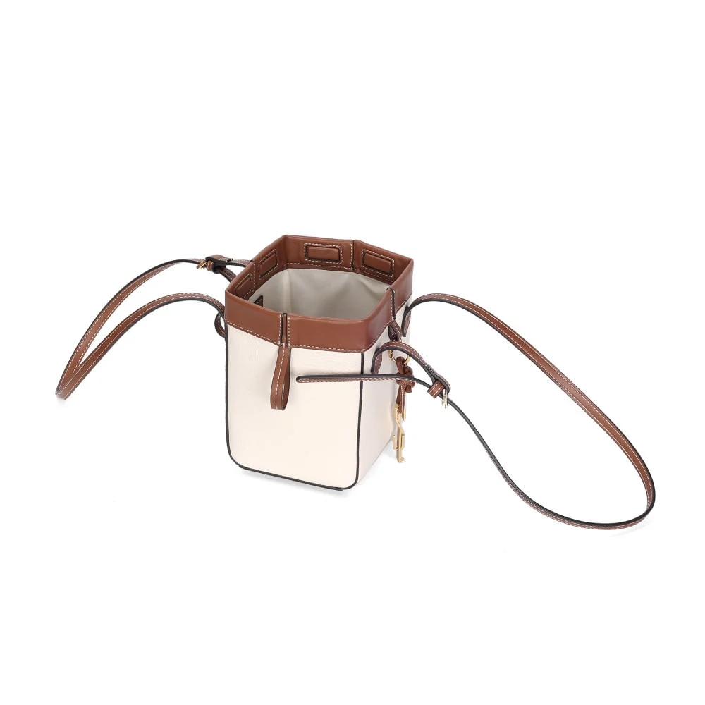 Bolsa Tiracolo Pequena Floater Marfim - vista 2 de 2
