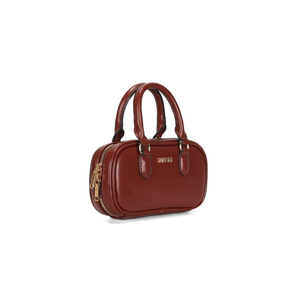 Bolsa Pequena Soft Transversal Marrom - vista 2 de 3
