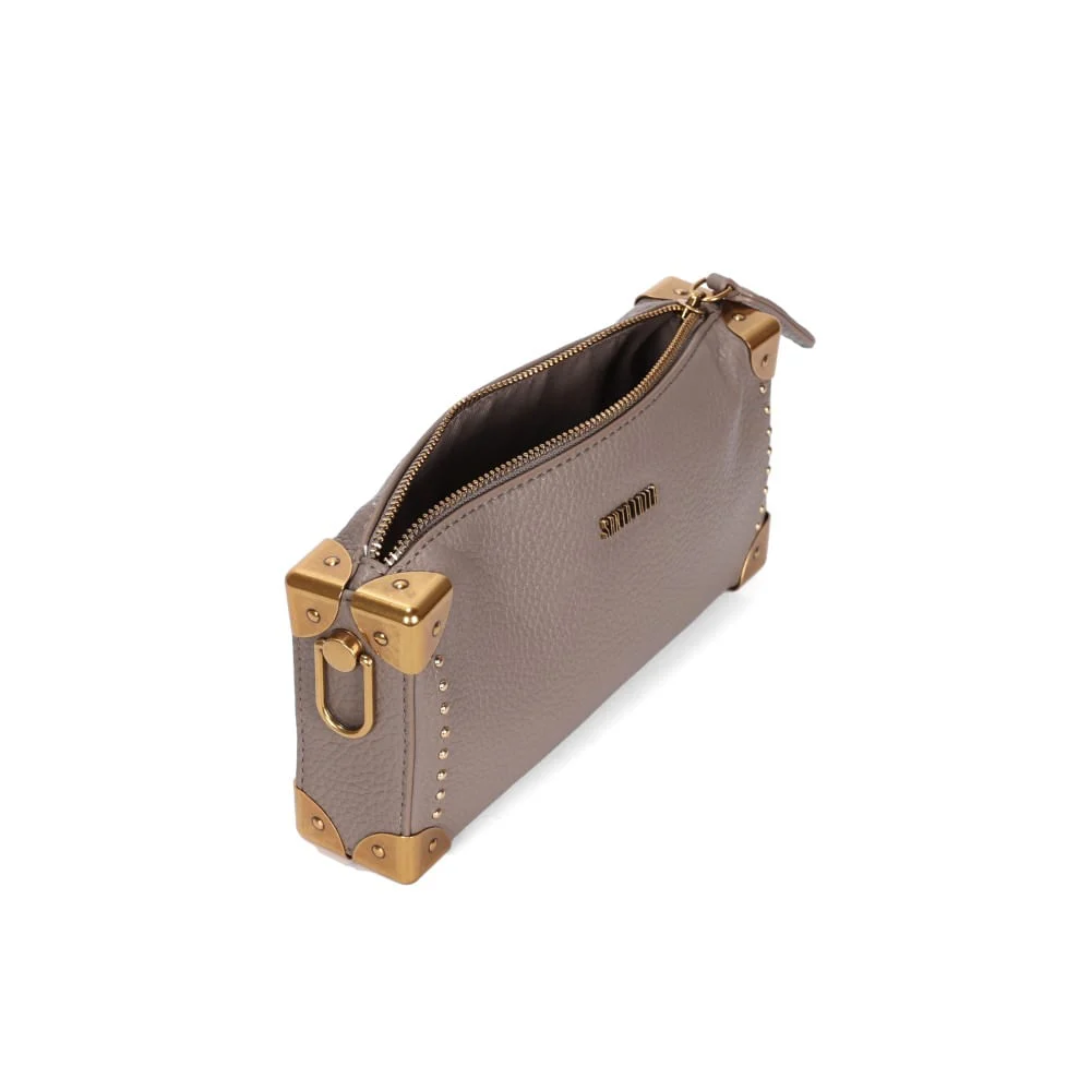 Bolsa Pequena Floater Cinza Alça De Ombro - vista 4 de 4
