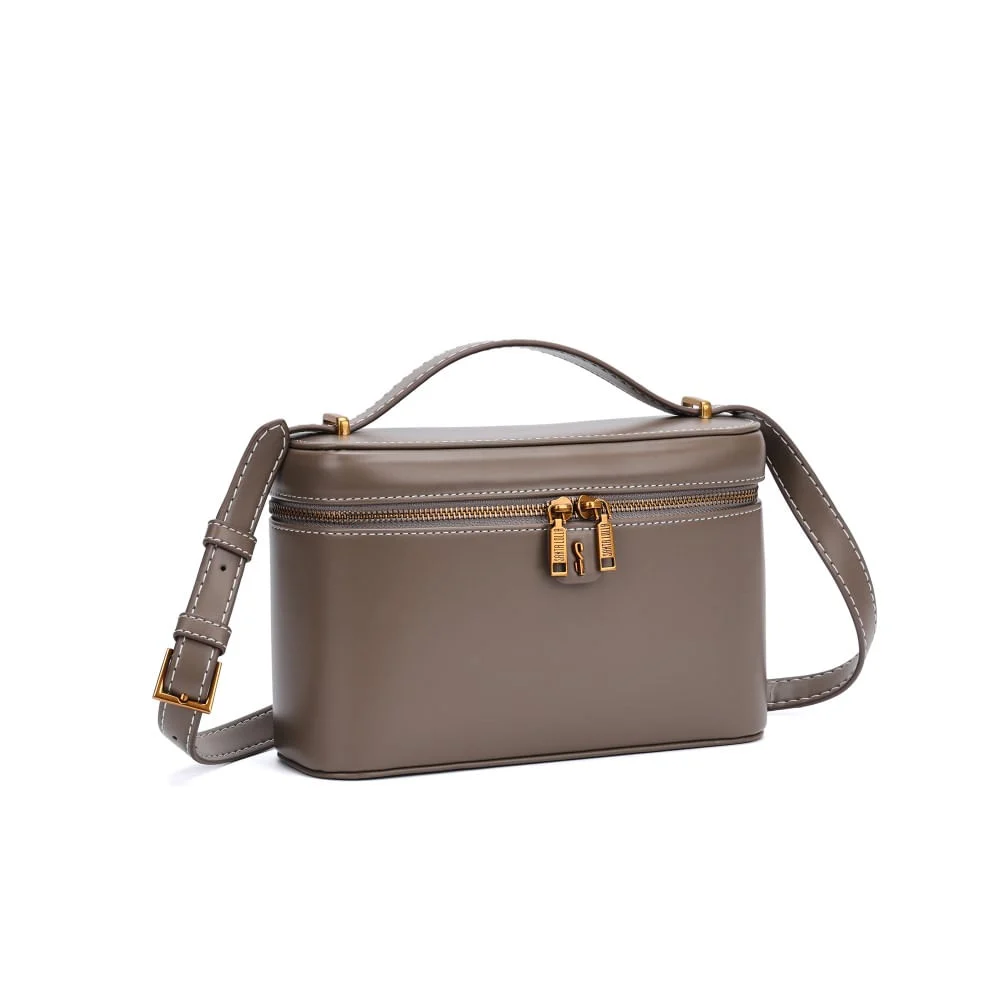 Bolsa Frasqueira Soft Transversal Cinza - vista 2 de 5