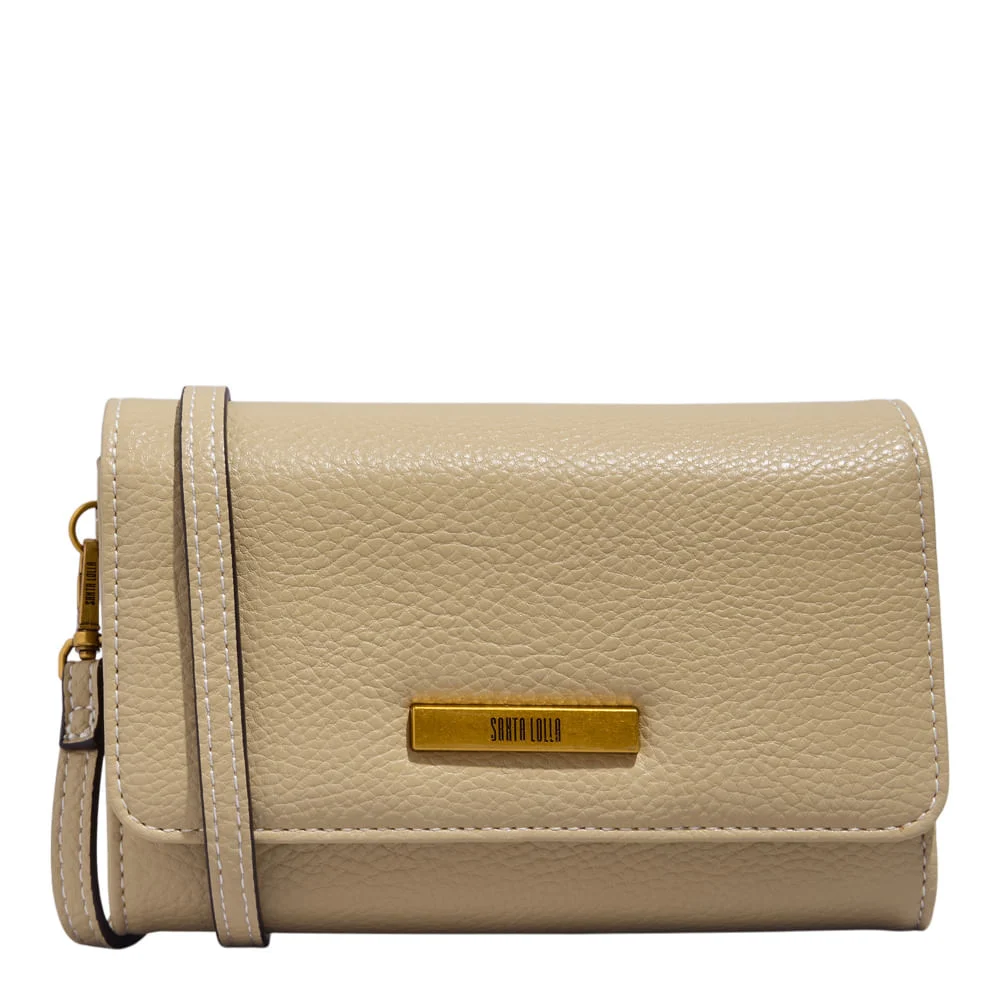 Bolsa Carteira Floater Bege New Sand Alça Transversal - vista 1 de 3