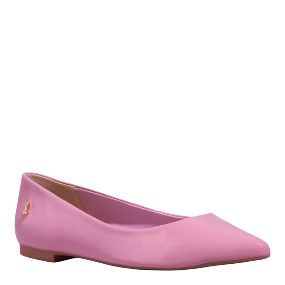 Sapatilha Verniz Bico Fino Rosa Cotton - vista 2 de 4