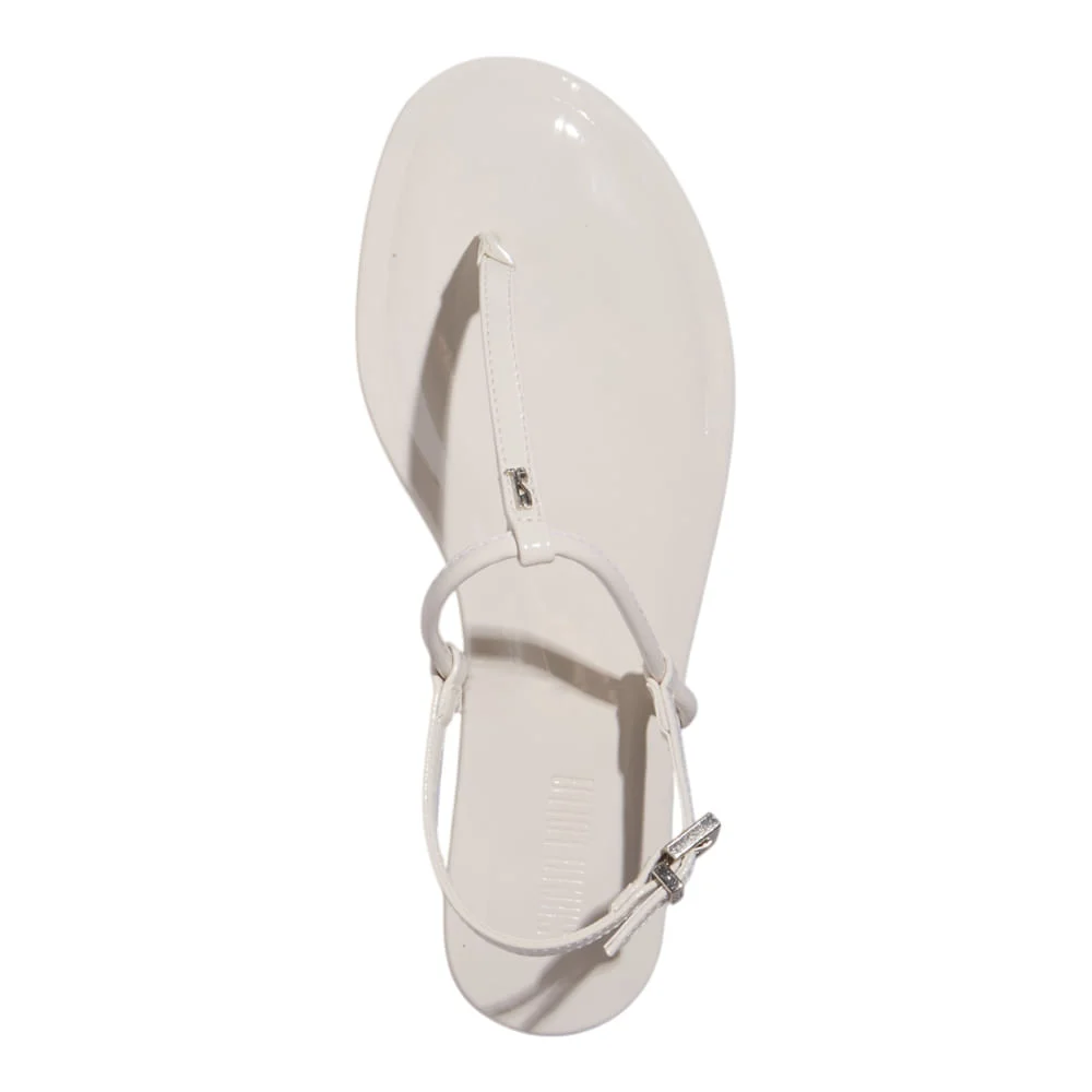 Rasteira Verniz Anzeli Off White - vista 4 de 4