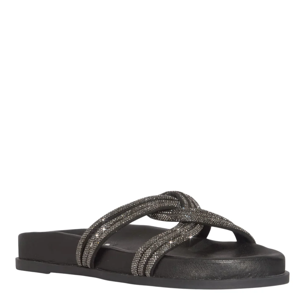 Papete Napa Soft Brilho Strass Preta - vista 2 de 5
