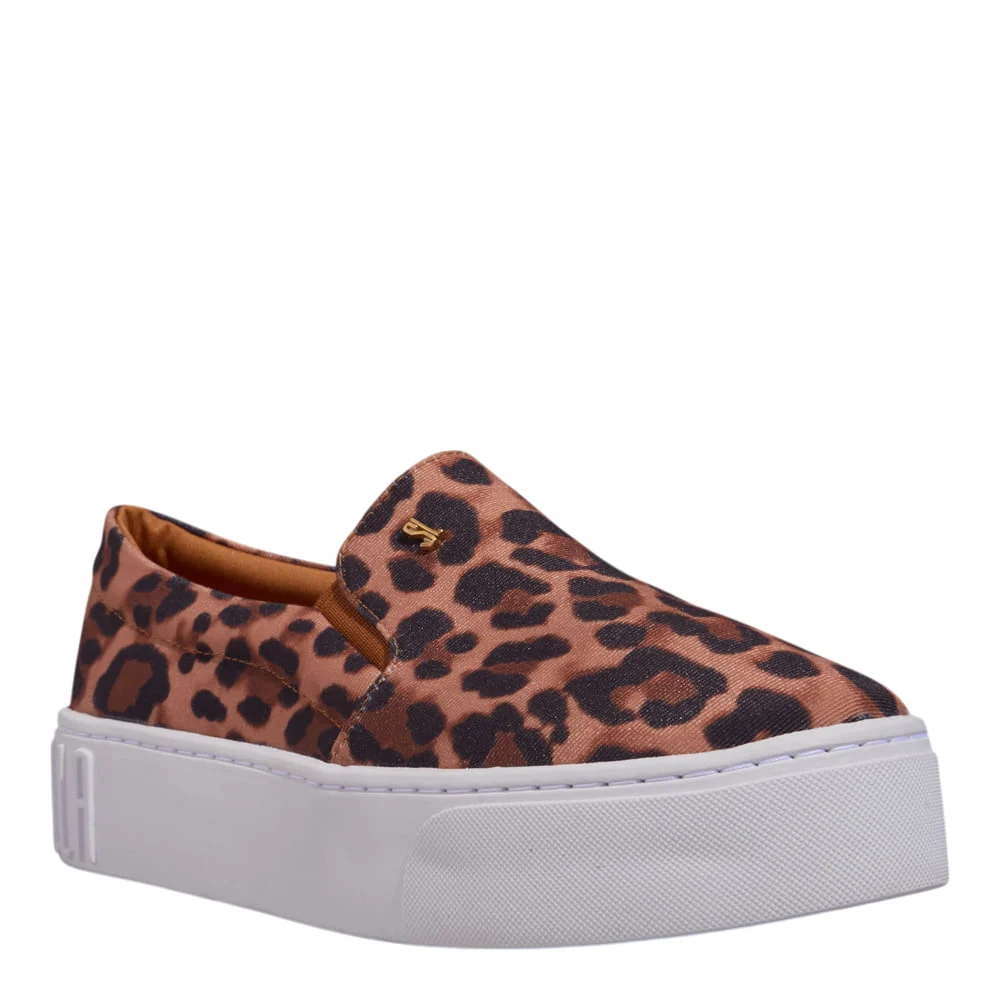 Tênis Slip On Plataforma Animal Print Onça Grogurão - vista 2 de 5