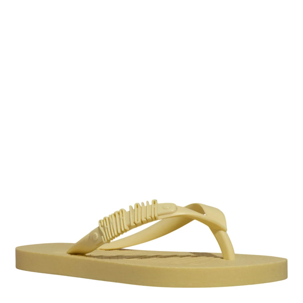 Chinelo Flip Flop Infantil Borracha Amarelo - vista 2 de 4