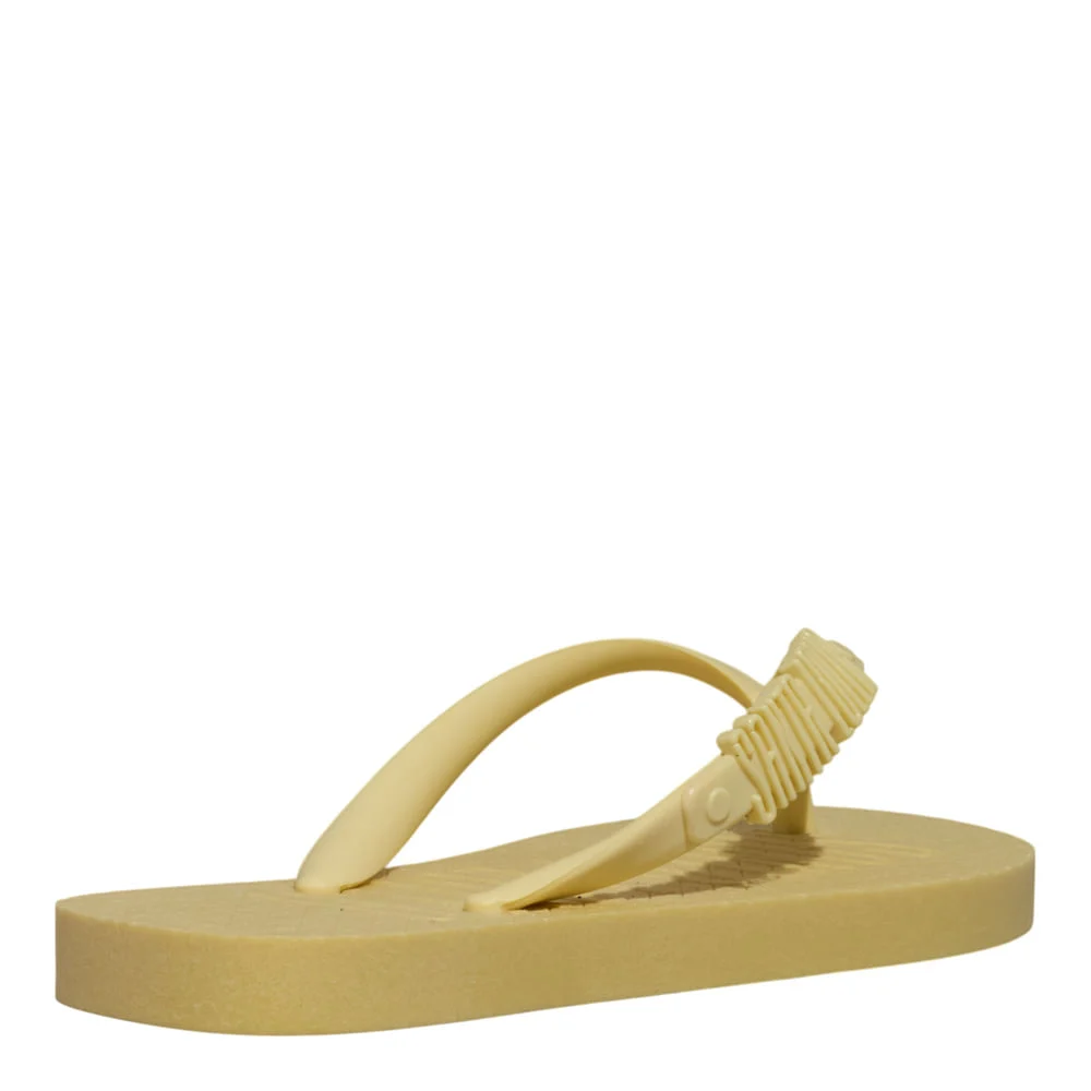 Chinelo Flip Flop Infantil Borracha Amarelo - vista 3 de 4