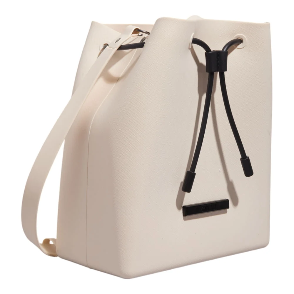 Bolsa Bucket Borracha Off White - vista 2 de 3