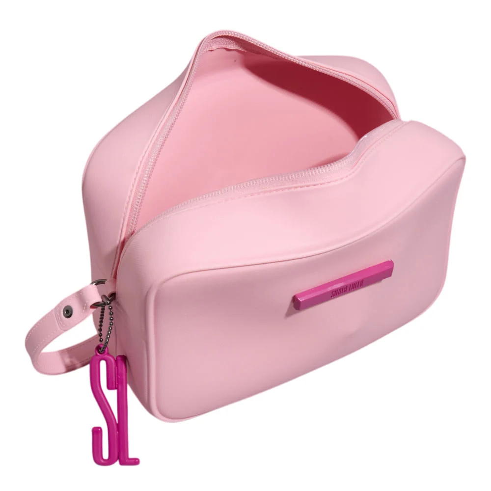 Bolsa Camera Bag Borracha Transversal Rosa - vista 3 de 3