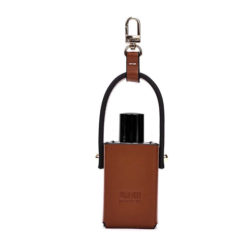 Chaveiro Frasco Perfume Soft Marrom Camelo - vista 1 de 7
