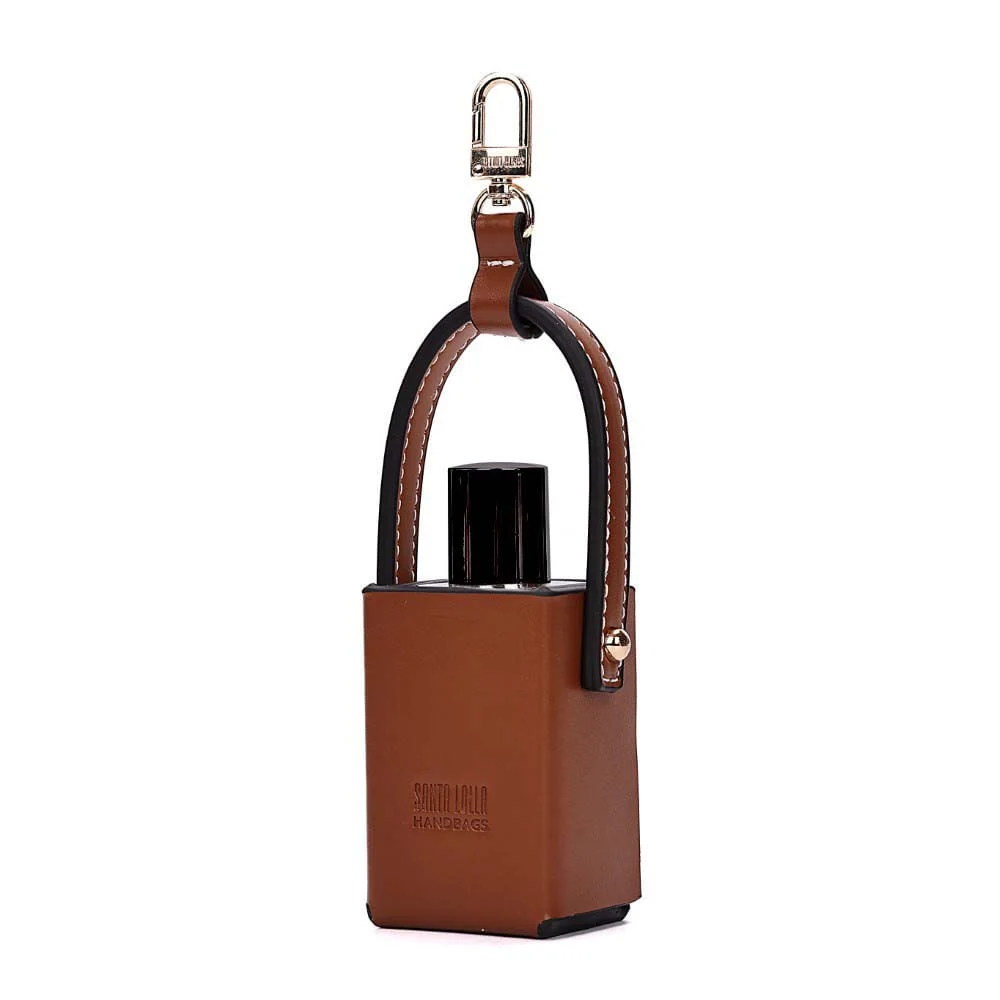 Chaveiro Frasco Perfume Soft Marrom Camelo - vista 3 de 7