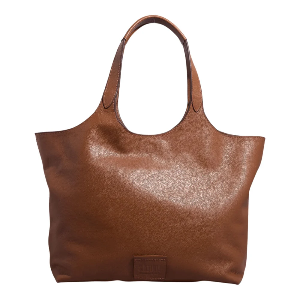 Bolsa Couro Floater Alça De Ombro Marrom - vista 1 de 3