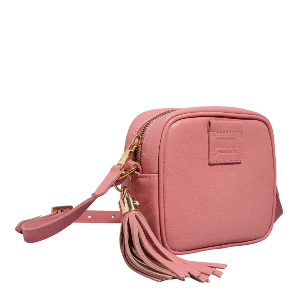 Bolsa Transversal Camera Bag Couro Floater Rosa Baby - vista 2 de 3